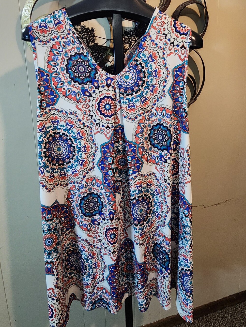 SJS Pretty Lace Back Sleveless Dress